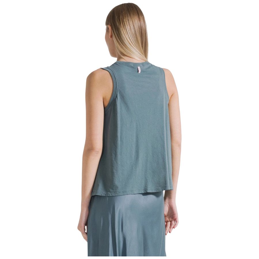 Top in satin con dettaglio arricciato verde da donna Deha | D4246057620